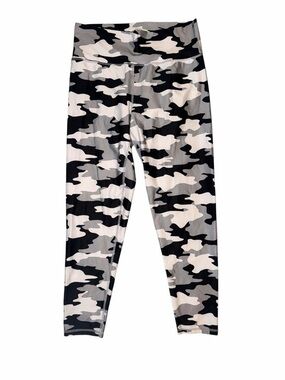 Kyodan Camo Print Leggings in Black, Gray & White